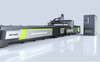 Precision interchangeable mesa fiber laser cutting machine