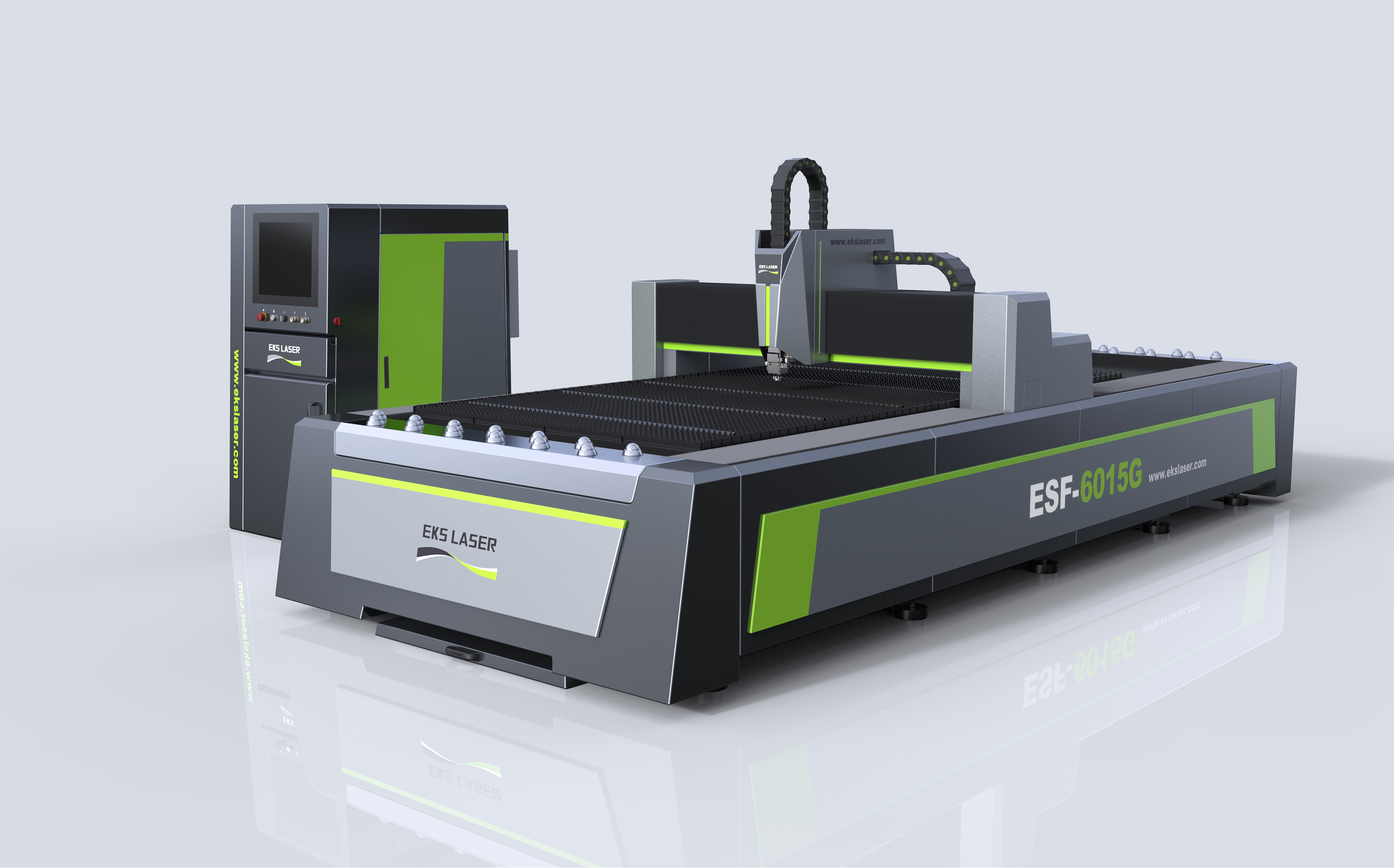 High-power and high-efficiency metal template laser cutting machine