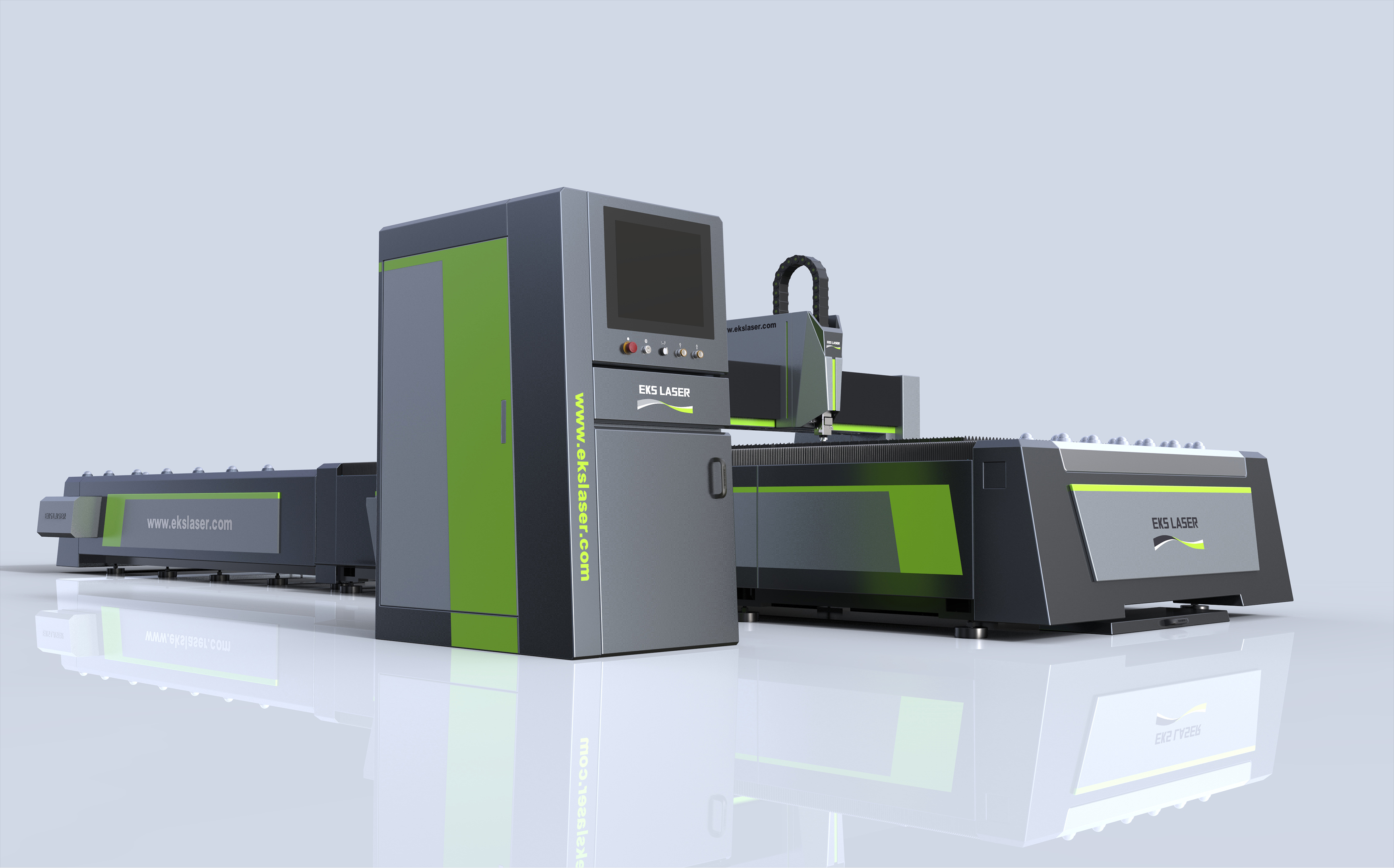 High-power open dual-platform metal laser cutting machine