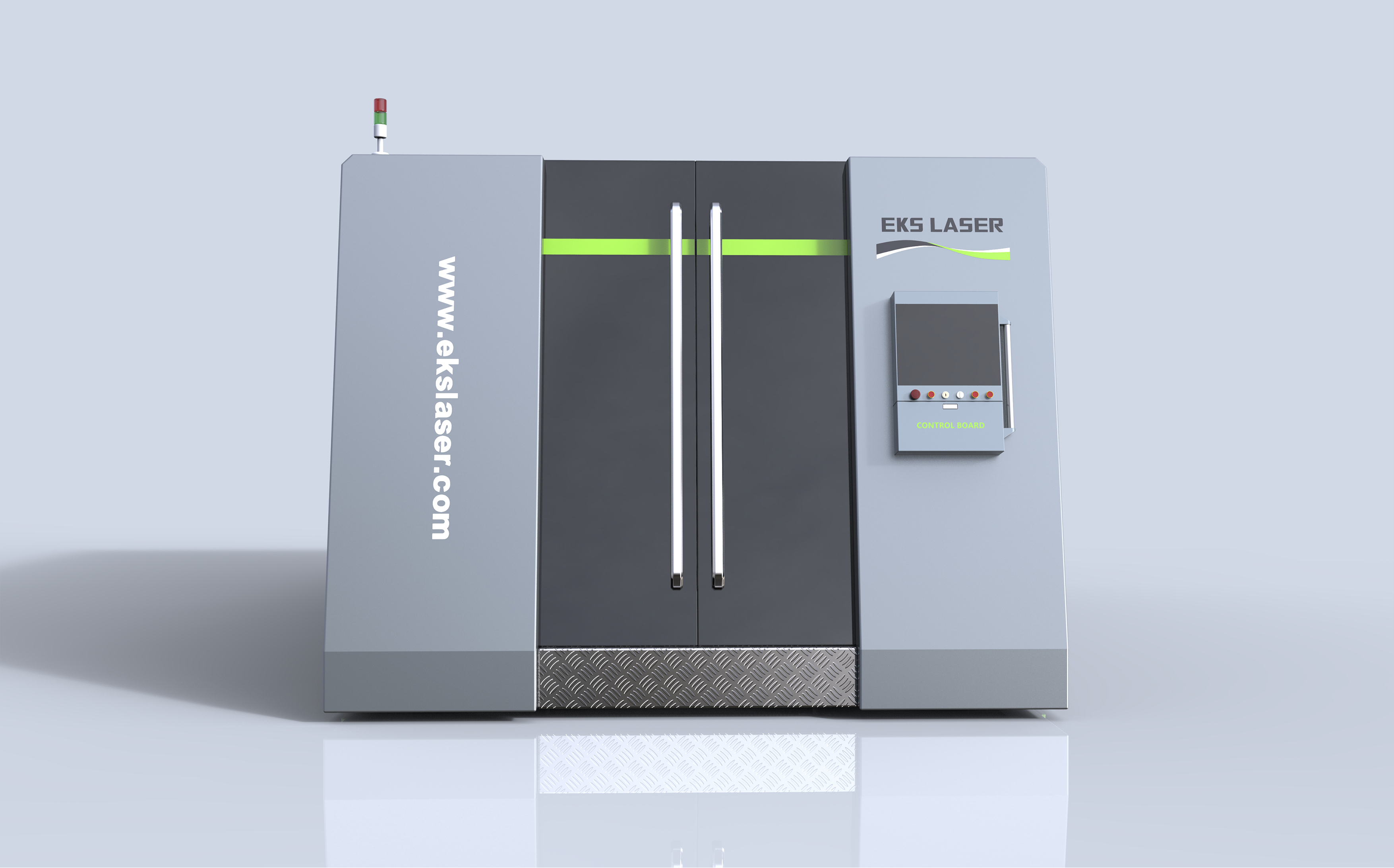 Special dual-platform fiber laser cutting machine for sheet metal industry