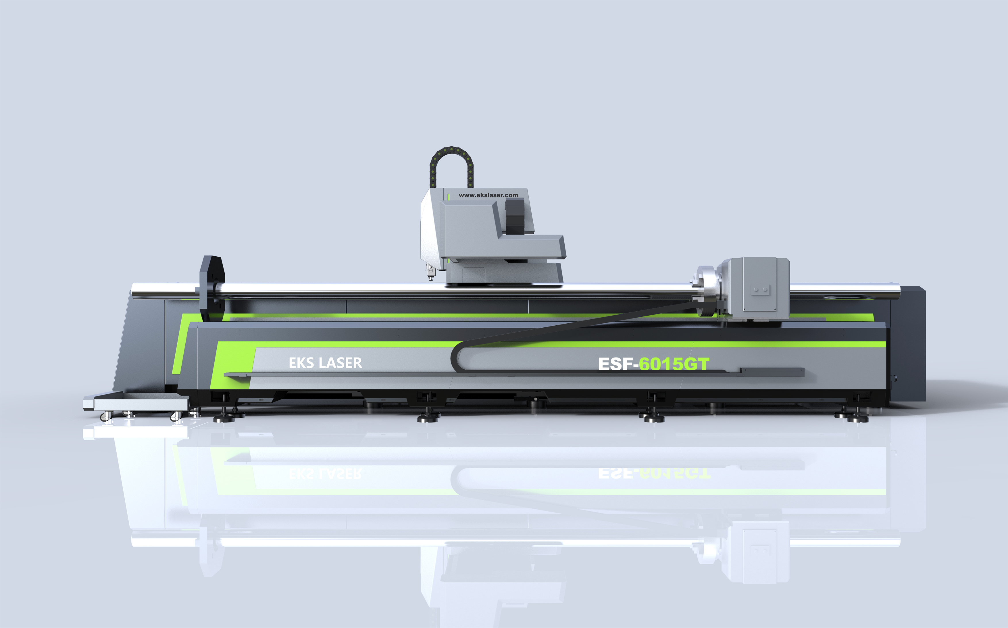Medium power plate and tube integrated dual purpose laser cutting machine