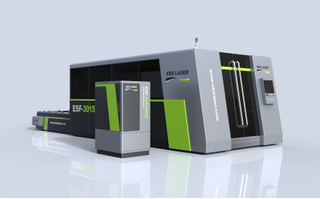 Energy-saving and environmental-friendly double-table CNC laser cutting machine