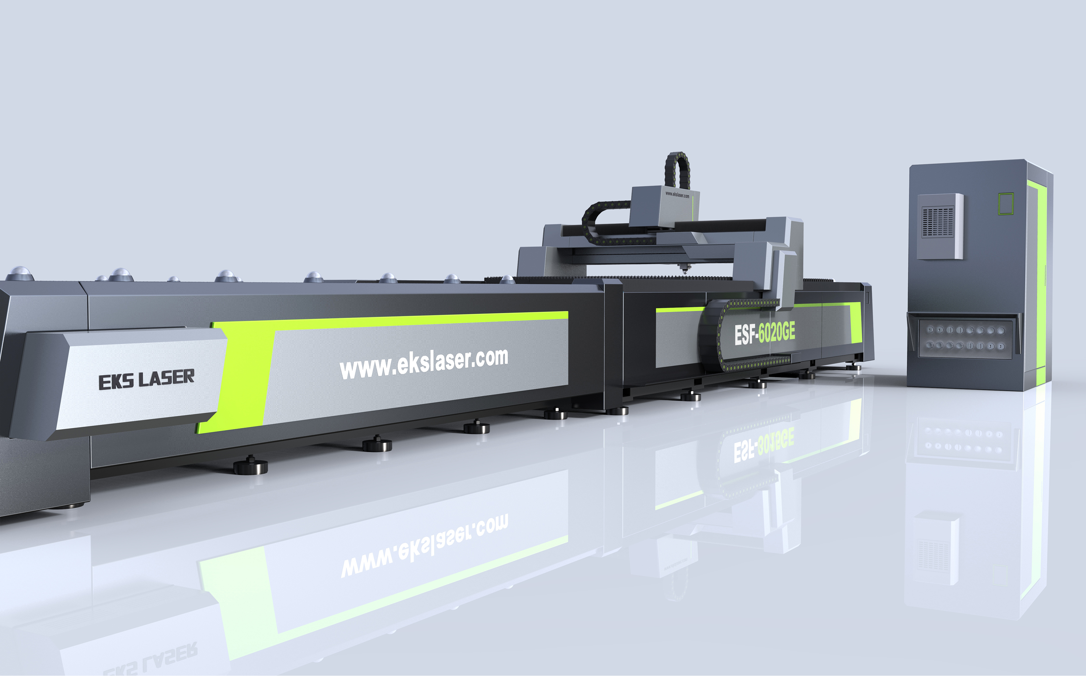 High-power open dual-platform metal laser cutting machine