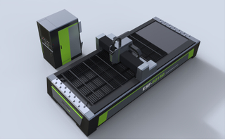 High-power and high-efficiency metal template laser cutting machine